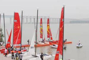 竞帆黄河！首届三门峡“黄河船奇”帆船公开赛起航